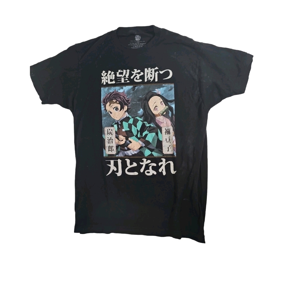 Great Eastern Entertainment Demon Slayer Tanjiro Nezuko Anime T Shirt Mens L